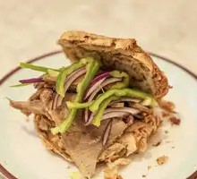 Beef-filled flatbread