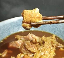 Braised Beef Tendon and Brain