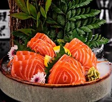 Freshly Sliced Salmon