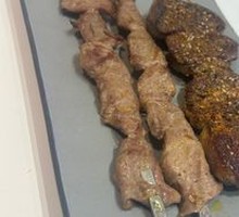 Salt-only Lamb Skewers
