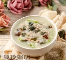 Century Egg and Pork Porridge