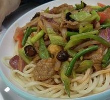 Fried Meat Noodles