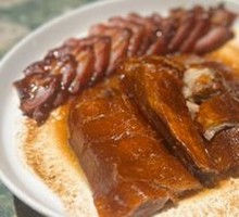 Roast Goose with Barbecued Pork