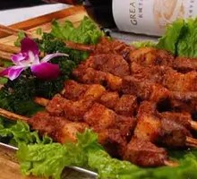 Lamb Skewers with Red Willow