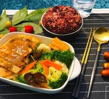 Black Pepper Curry Chicken Rice