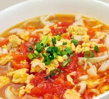 Tomato and Egg Stir-Fried Knife-Cut Noodles