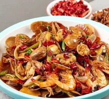 Spicy Stir-Fried Seafood Assortment