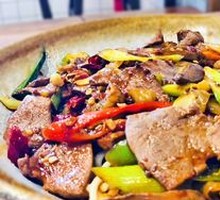 Stir-fried猪Liver Noodles