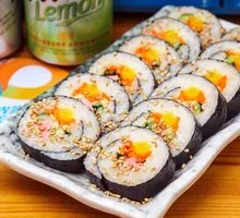 Russian Sausage Seaweed Rice Roll
