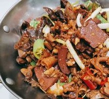 Spicy Duck Offal Stir-fry