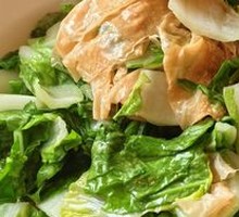 Fried Tofu Skin with Hangzhou Cabbage