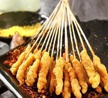 Crispy Pork Skewers