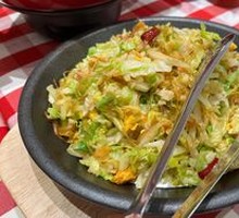 Iron Plate Stir-Fried Cabbage with Vermicelli