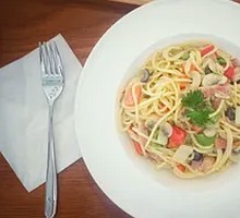 Mushroom Cream Pasta