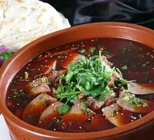 Red Soup with Lamb Offal
