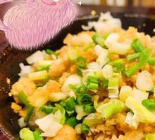 Pork lard rice拌