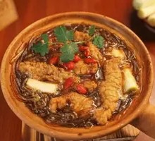 Braised Pork Belly with Vermicelli in Clay Pot