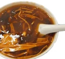 Tofu pudding with spicy soup mixed