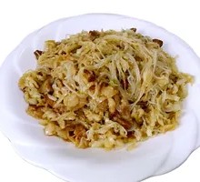 Sour Cabbage and Vermicelli Rice Bowl