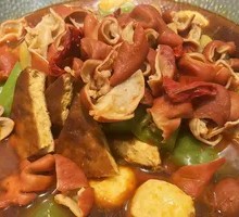 Spicy Pork Intestines Hot Pot