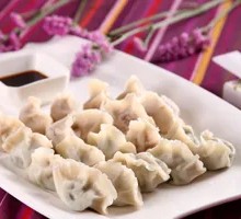 Chinese cabbage and tofu dumplings