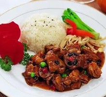 Braised fatty pork rice