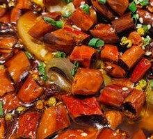 Spicy Dan Dan Noodles with Blood Sausage