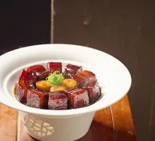 Braised Pork with Handmade Rice Cake