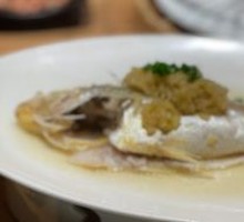 Steamed Small Yellow Croaker with Ginger Sauce