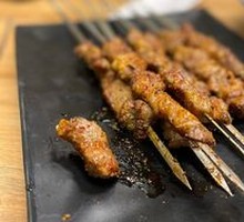 Lamb Skewers on Iron Rods