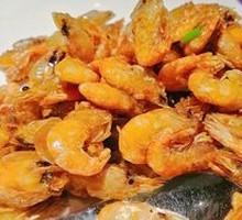 Stir-fried Small River Shrimp