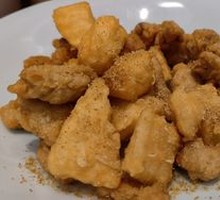 Crispy Pork with Potato and Rice Noodles