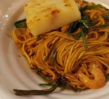Scallion Oil with Shrimp Noodles