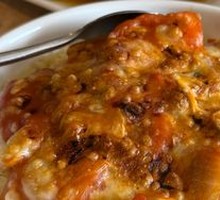 Fresh Tomato Pan-Fried Egg Baked Pork Chop Rice
