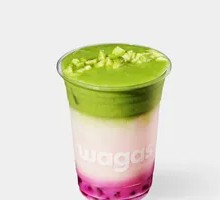 Spring Mountain Pink Mist Kale Coconut Milk Tea