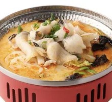 Signature Bone Broth Fish & Veggie Hot Pot