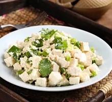 Tofu with Green Onion