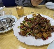 Spicy Stir-Fried Pork Ribs and Chicken
