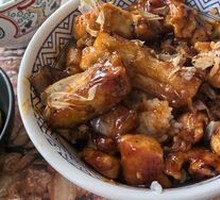 Grilled Spicy麻 Chicken Rice