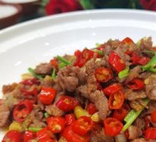 18-Second Stir-Fried Beef with Green Peppers