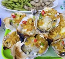 Steamed Oysters with Garlic and Vermicelli