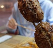 Two Skewers of Lamb Kidneys