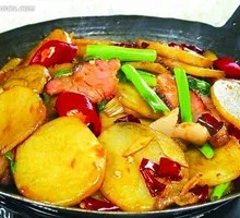 Spicy Potatoes in Dry Pot