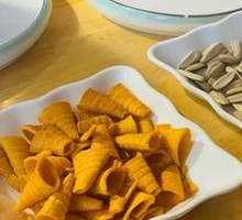 Self-service fruits and snacks