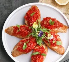 Tomato Garlic Bread