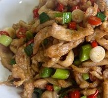 Stir-fried Chicken with Green Chili