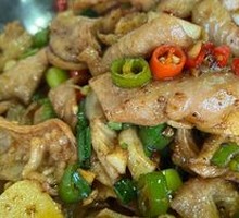 Spicy Pork Intestines Stir-fry