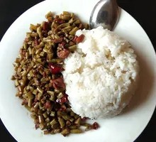 Minced Pork with Sour Beans Rice