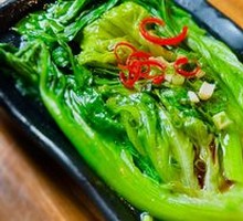 Steamed Greens with Soy Sauce