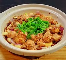 Stir-Fried Chicken with Ginger and Abalone